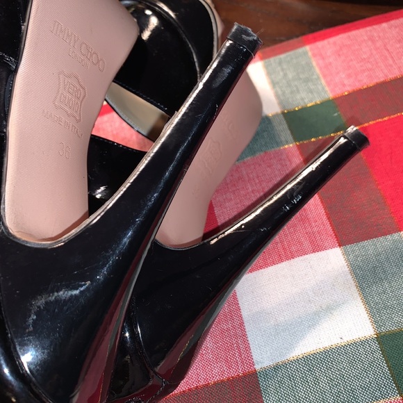 Jimmy Choo Patent Leather Lagoon Heels size 36 - Picture 12 of 16
